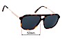 Sunglass Fix Verres de Remplacement pour Marcel Ostertag Tumelo R21 - 57mm Wide 