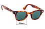 Sunglass Fix Replacement Lenses for Pewpols Arinn - 44mm Wide 