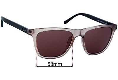 Police Hot 1 Verres de Remplacement 53mm wide 