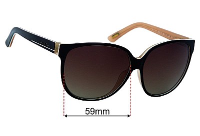 Ralph Lauren RA 5085 Verres de Remplacement 59mm wide 