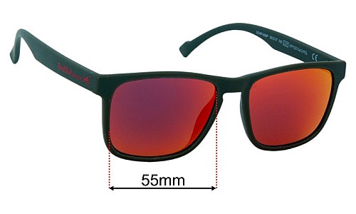 Redbull SPECT Eyewear Leap Replacement Lenses 55mm wide 