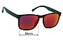 Sunglass Fix Replacement Lenses for Redbull SPECT Eyewear Leap - 55mm Wide 