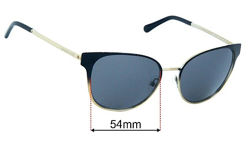 Sunglasses Replacement Lenses Michael Kors MK1022 Tia 54mm Wide 