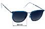 Sunglass Fix Lentes de Repuesto para Ray-Ban RB4451 - 53mm Wide 