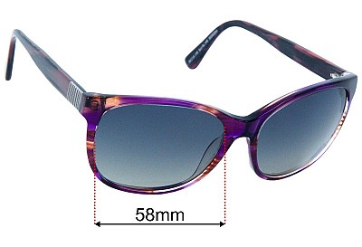 Specsavers Sun Rx 149 Lentes de Repuesto 58mm wide 