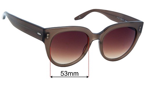Barton Perreira Syrinx Replacement Lenses 53mm wide 