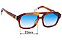 Sunglass Fix Replacement Lenses for Caddis Neta - 53mm Wide 