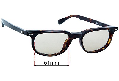 Chimi Novis Lentes de Repuesto 51mm wide 