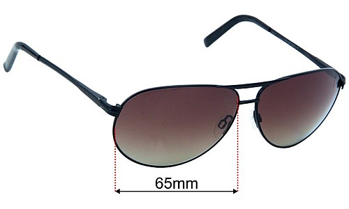 Dot Dash Buford T Verres de Remplacement 65mm wide 