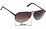 Sunglass Fix Verres de Remplacement pour Dot Dash Buford T - 65mm Wide 