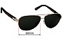 Sunglass Fix Replacement Lenses for Gidgee Equator - 60mm Wide 