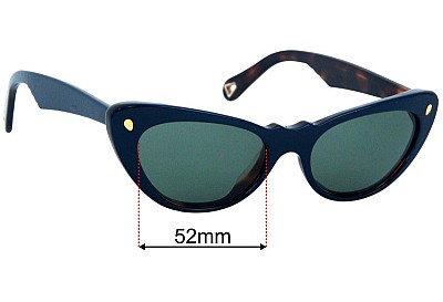 Lucy Folk Slice Of Heaven Verres de Remplacement 52mm wide 