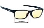 Sunglass Fix Replacement Lenses for Oakley Hex Jector A OX8174F - 54mm Wide 