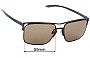 Sunglass Fix Verres de Remplacement pour Oakley Holbrook Holbrook TI OX5068 - 55mm Wide 