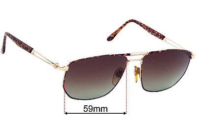 Sergio Tacchini ST 1006-S Replacement Lenses 59mm wide 