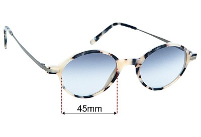 Andy Wolf 4551 Replacement Lenses 45mm wide 