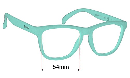 Goodr Dinner Mint Debauchery Ersatzgläser 53mm wide 