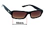 Sunglass Fix Replacement Lenses for Lexxola Cindy - 55mm Wide 