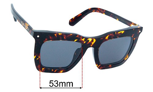 Louis Vuitton Z1218E Replacement Lenses 53mm wide 