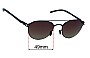 Sunglass Fix Replacement Lenses for Mykita Reginald - 49mm Wide 