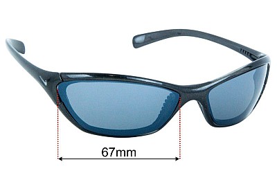 Nike EVO161 Interchange Replacement Lenses 67mm wide 