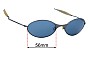Sunglass Fix Verres de Remplacement pour Oakley T-Wire 1.0 - 56mm Wide 