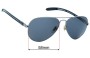 Sunglass Fix Ersatzgläser für Ray-Ban RB8307 Tech - 58mm Wide 
