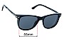 Sunglass Fix Verres de Remplacement pour Tom Ford Sinatra TF1104 - 53mm Wide 