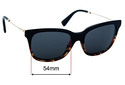 Valentino VA2011  Replacement Lenses 54mm wide 