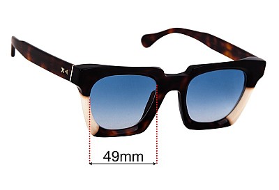 XLAB Eyewear Stewart Replacement Lenses 49mm wide 