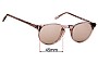 Sunglass Fix Lentes de Repuesto para Colibris Ole - 45mm Wide 