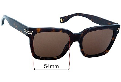 Marc by Marc Jacobs MJ 1010/S Ersatzgläser 54mm wide 