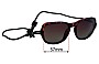 Sunglass Fix Verres de Remplacement pour Ombraz  Teton XL - 57mm Wide 