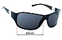 Sunglass Fix Replacement Lenses for Police S1671 - 69mm Wide 