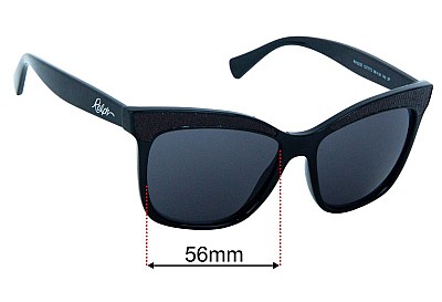 Ralph Lauren RA 5235 Verres de Remplacement 56mm wide 
