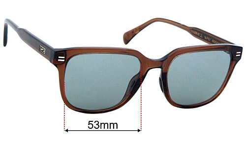WMP Eyewear Woods Lentes de Repuesto 53mm wide 