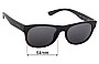 Sunglass Fix Replacement Lenses for Zeal Sierra - 54mm Wide 