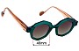Sunglass Fix Verres de Remplacement pour Anne & Valentin Swinton - 46mm Wide 