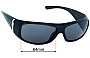 Sunglass Fix Ersatzgläser für Arnette Bluster AN4116 - 64mm Wide 
