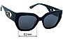 Sunglass Fix Replacement Lenses for Christopher Esber Sun Rx 02 - 52mm Wide 