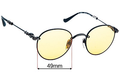 Chrome Hearts Bubba - A Replacement Lenses 49mm wide 
