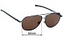Sunglass Fix Verres de Remplacement pour Ducati DA7022 - 58mm Wide 