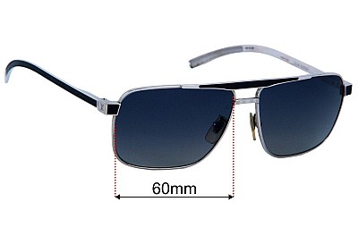Louis Vuitton  Z0548U Replacement Lenses 60mm wide 