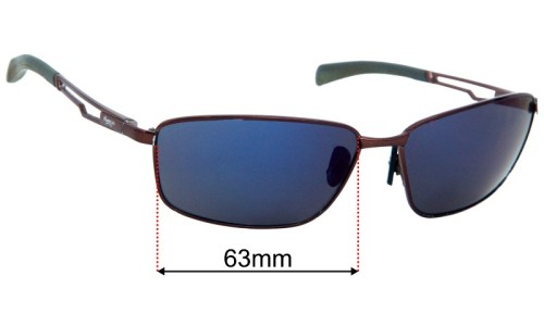 Mangrove Jacks Keel Replacement Sunglass Lenses - 63mm  