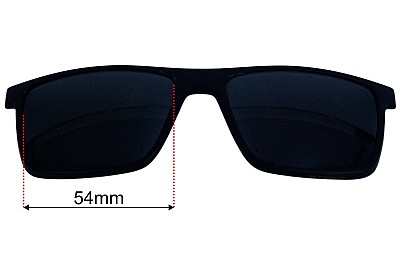 Police APLL74 Clips Verres de Remplacement 54mm wide 