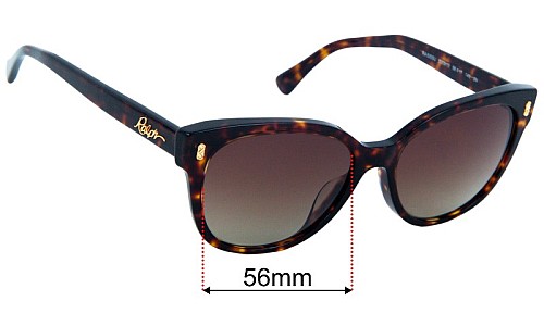 Ralph Lauren RA 5305U Verres de Remplacement 56mm wide 