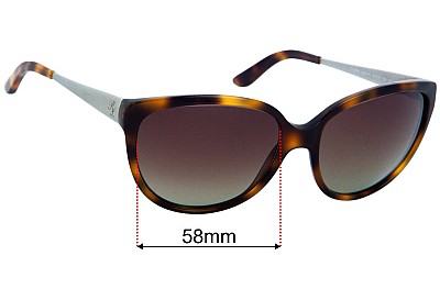 Ralph Lauren RL 8079 Verres de Remplacement 58mm wide 