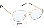 Sunglass Fix Replacement Lenses for Ray-Ban RB6534 - 51mm Wide 