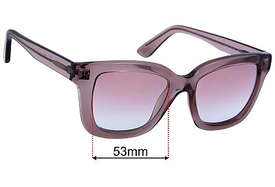 Valentino V699S Replacement Lenses 53mm wide 