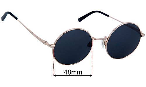 Warby Parker Crowley M Sunglass Replacement Lenses - 48mm 
